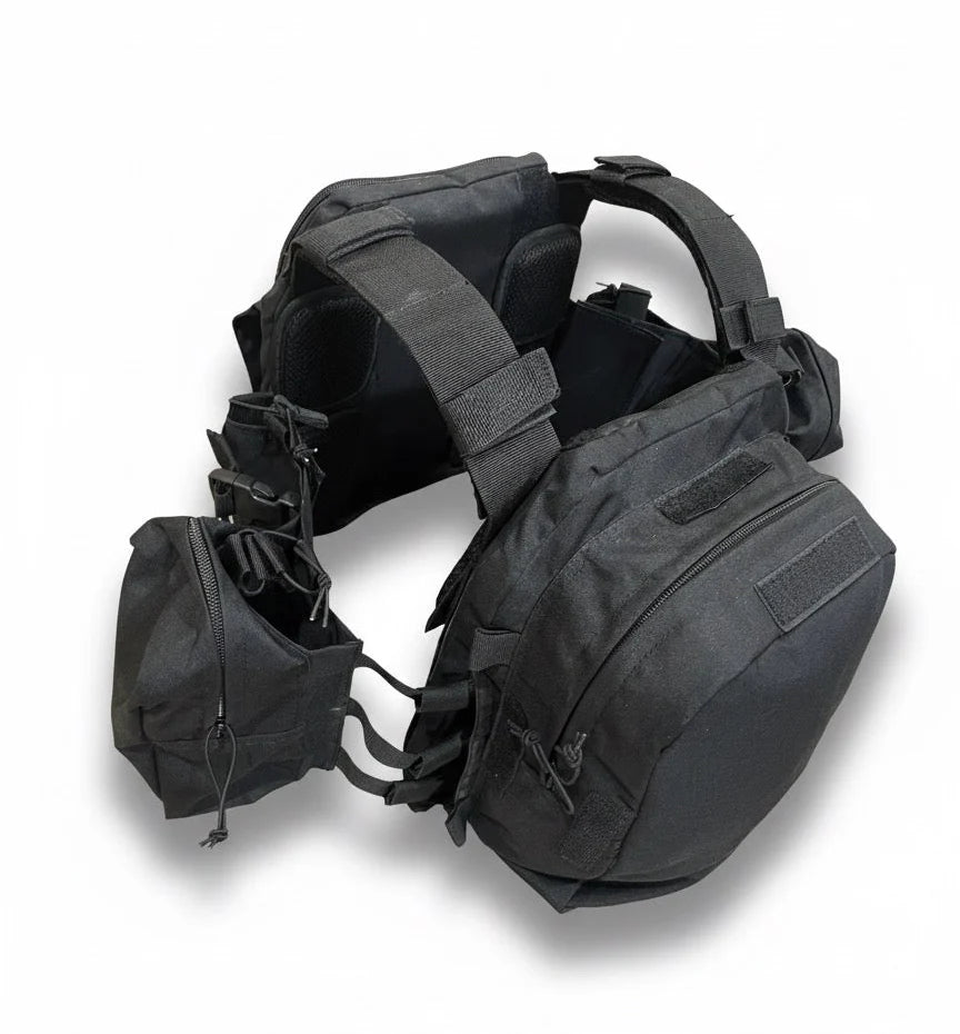 MPC V3 Micro Plate Carrier Black- Lightweight Carrier |-Adjustable-Takes 10x12 plates