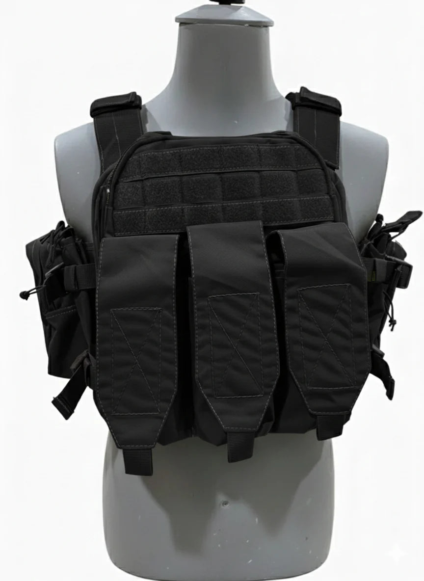 MPC V3 Micro Plate Carrier Black- Lightweight Carrier |-Adjustable-Takes 10x12 plates