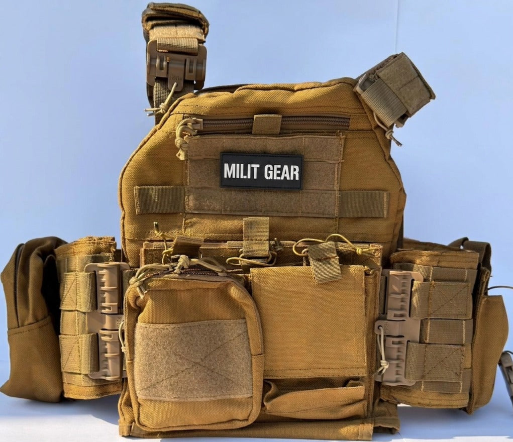 Full Assault Package Vest (FAPV-QR) Gen5 Plate Carrier-Coyote-Advanced Padding