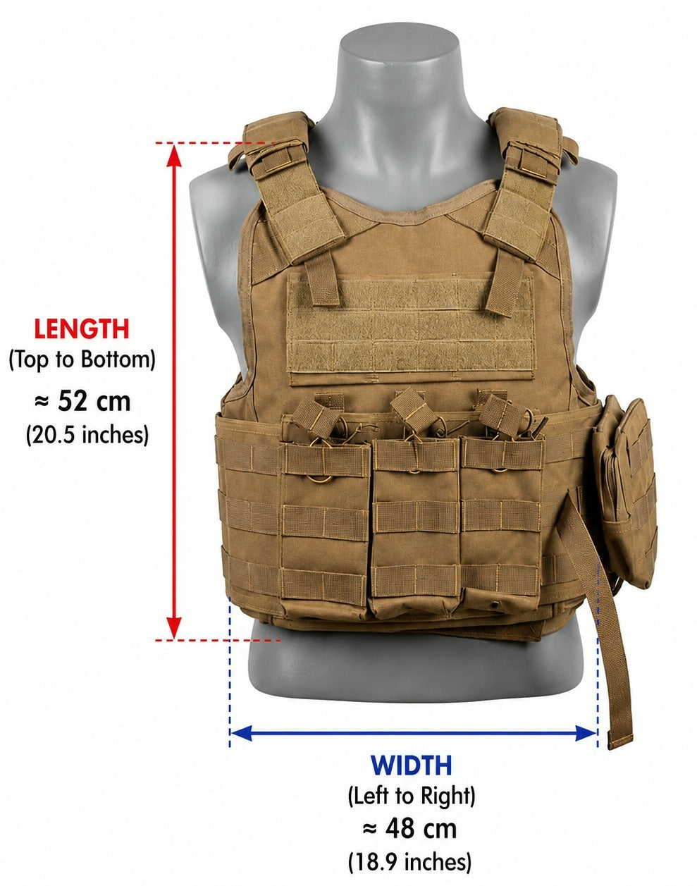 Mil Model 1 Plate Carrier Khaki